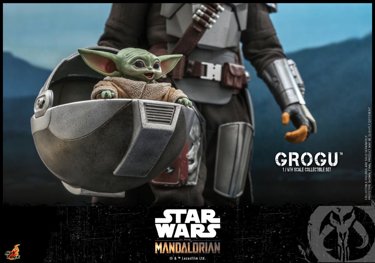 The Mandalorian Season 2 Yoda Baby Grogu Ancient Scene Set  1/6