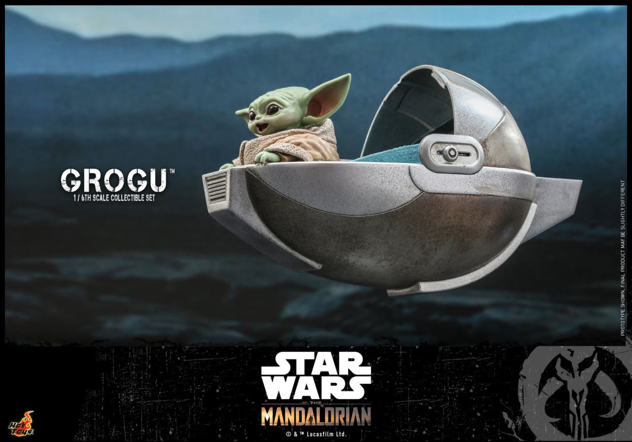 The Mandalorian Season 2 Yoda Baby Grogu Ancient Scene Set  1/6