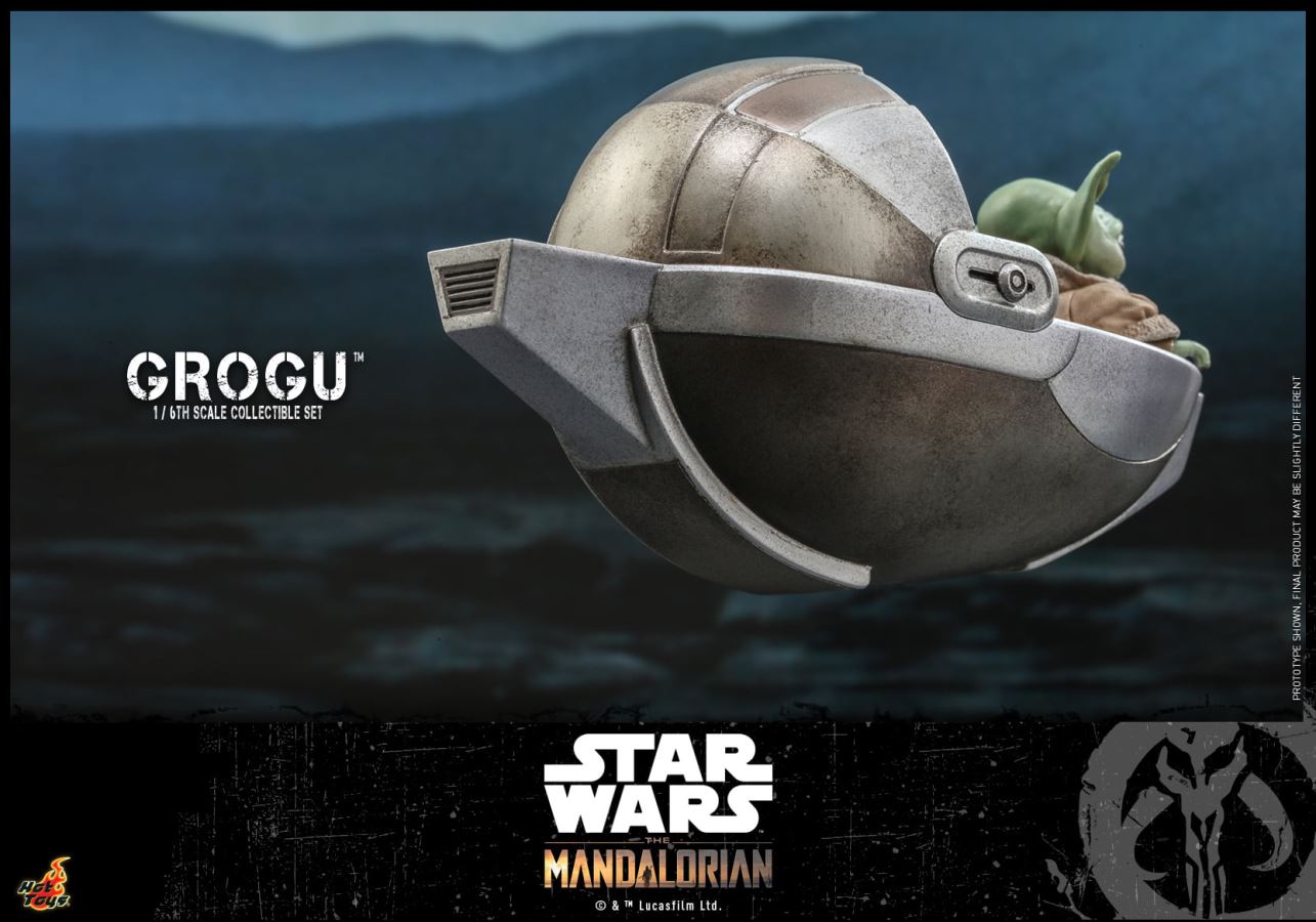 The Mandalorian Season 2 Yoda Baby Grogu Ancient Scene Set  1/6