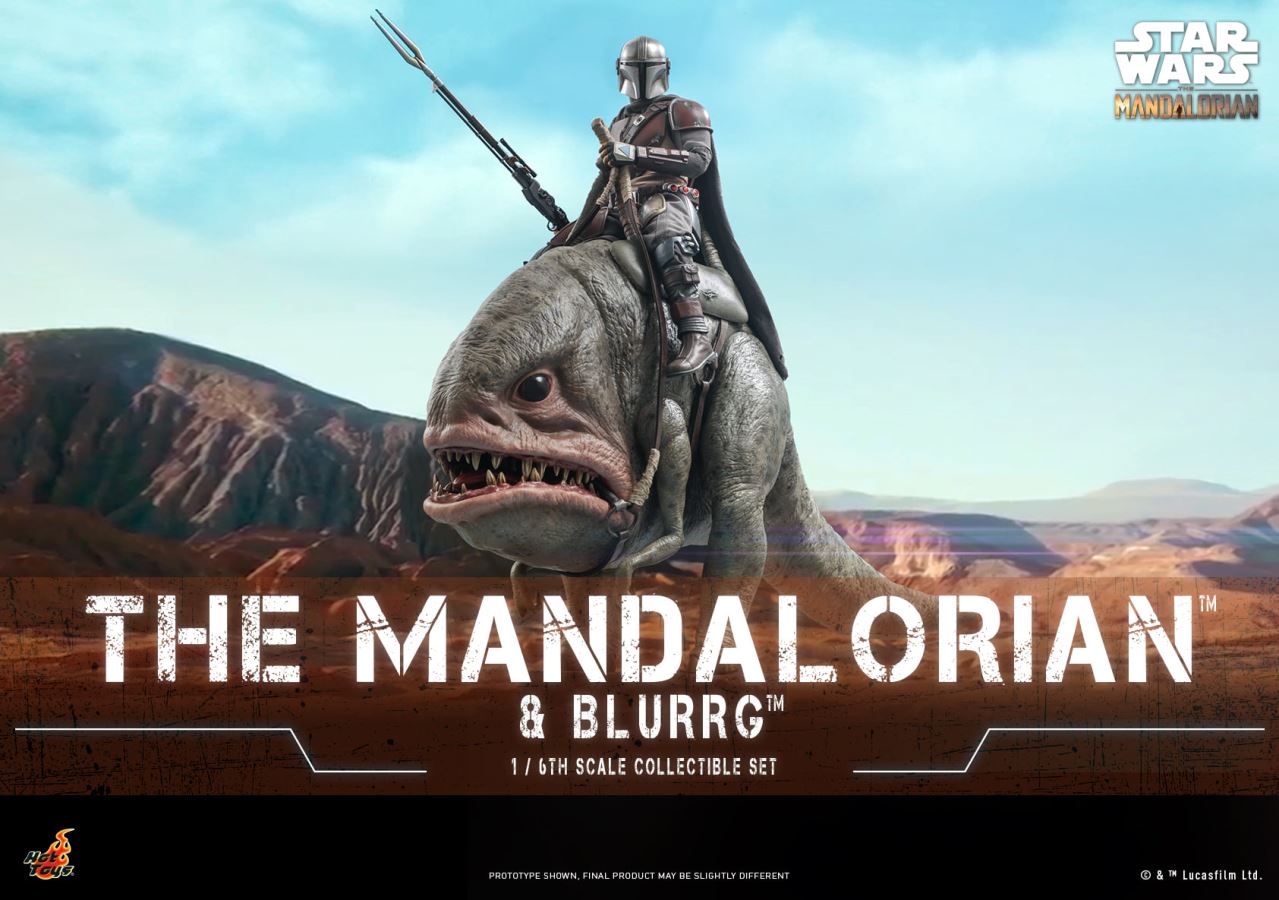The Mandalorian and Blurrg 1/6