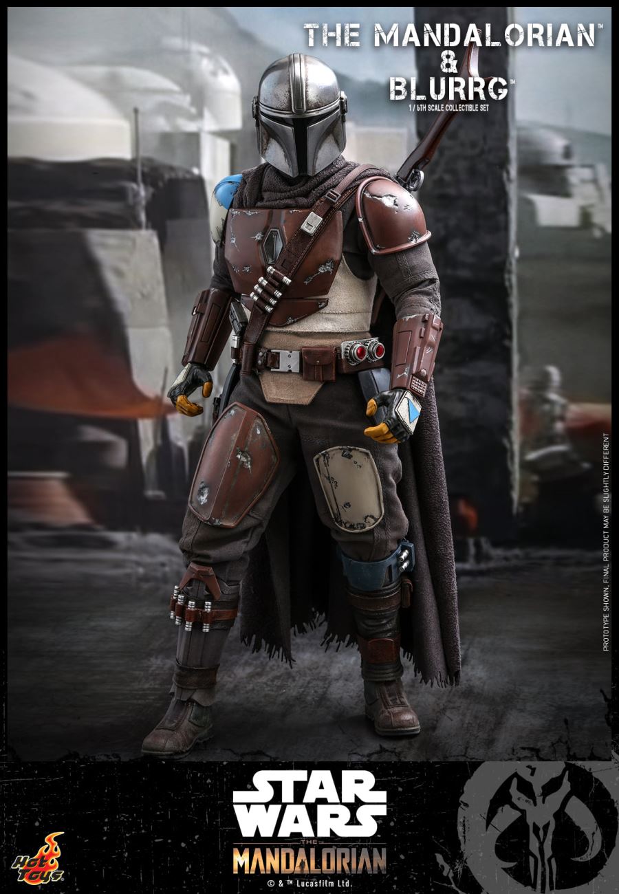 The Mandalorian and Blurrg 1/6
