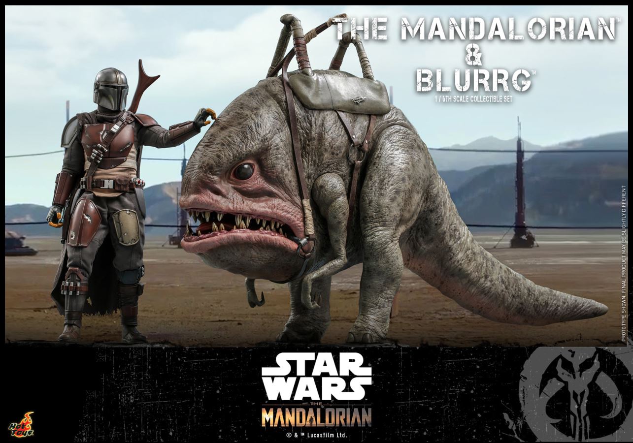 The Mandalorian and Blurrg 1/6