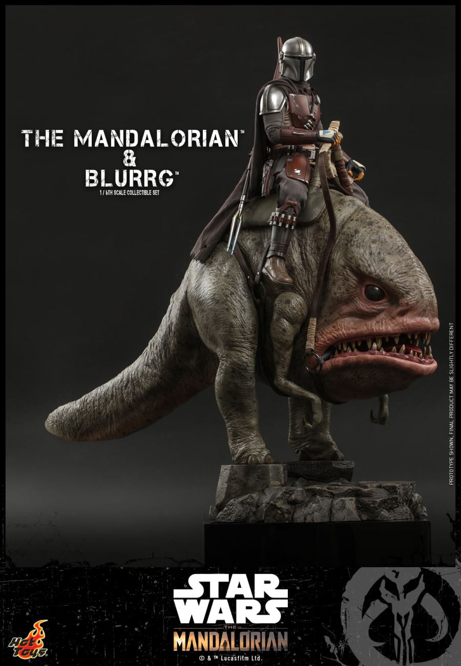 The Mandalorian and Blurrg 1/6