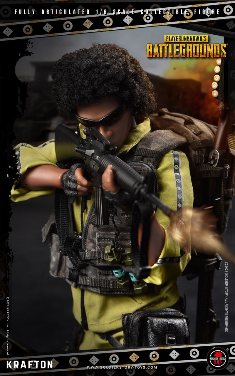 PUBG PlayerUnknown’s Battlegrounds Yellow Sportswear 1/6