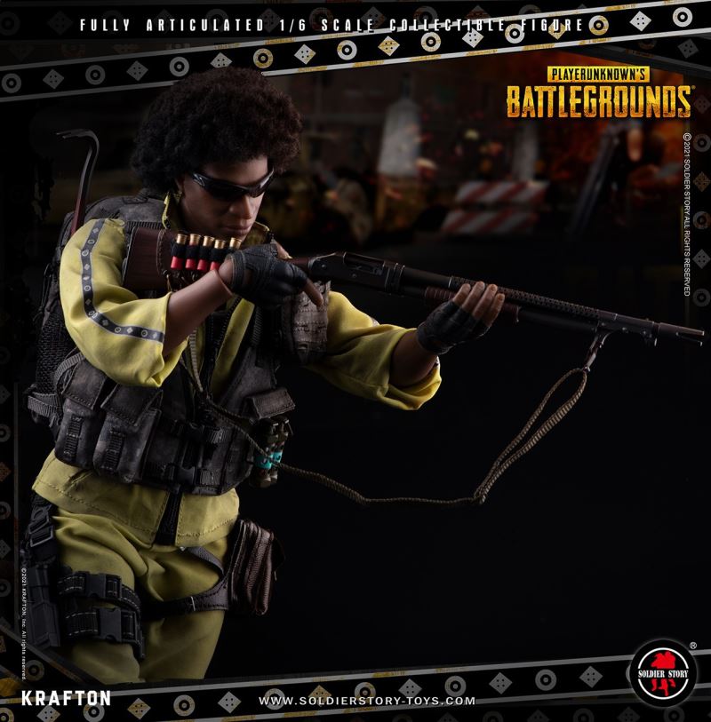 PUBG PlayerUnknown’s Battlegrounds Yellow Sportswear 1/6