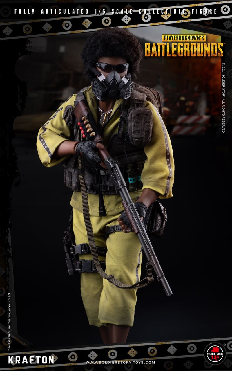 PUBG PlayerUnknown’s Battlegrounds Yellow Sportswear 1/6