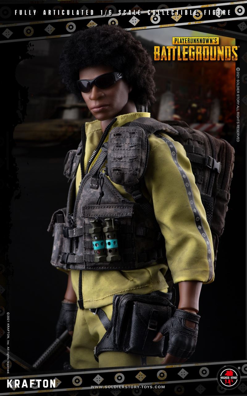 PUBG PlayerUnknown’s Battlegrounds Yellow Sportswear 1/6