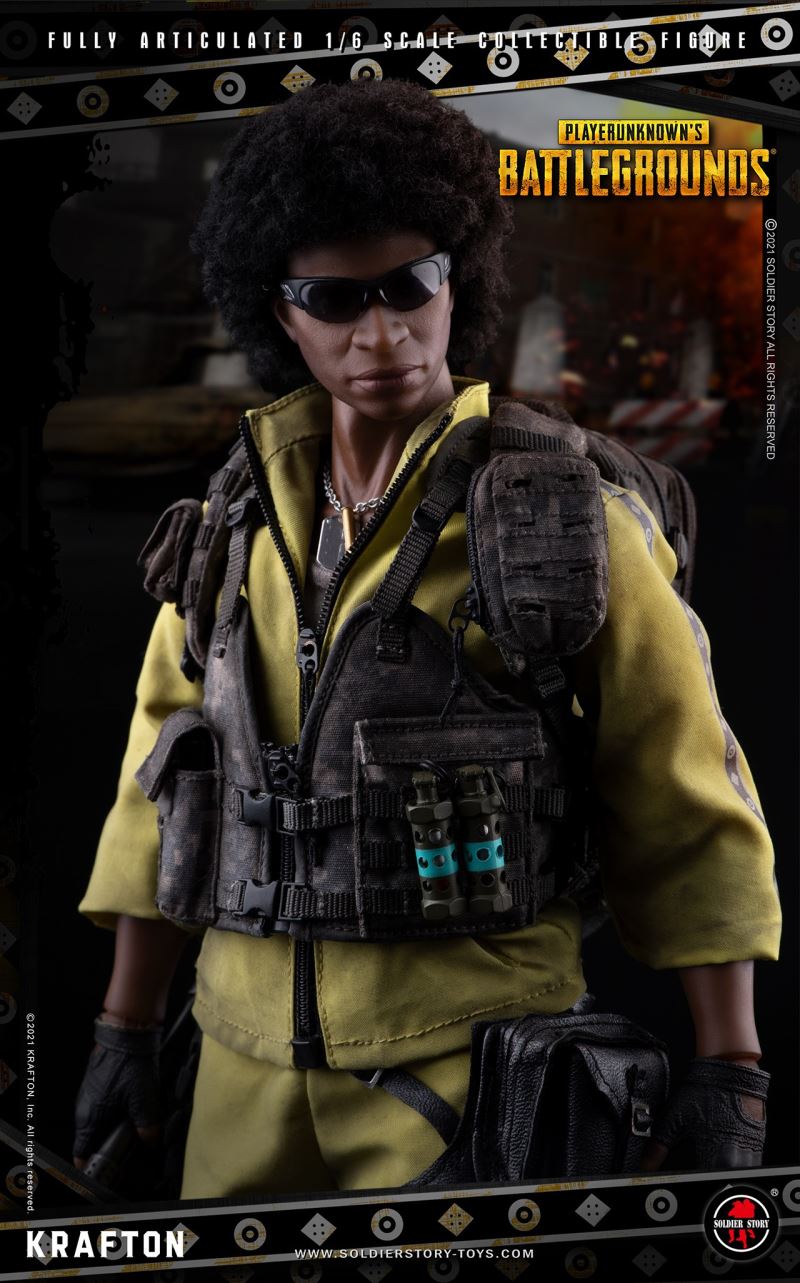 PUBG PlayerUnknown’s Battlegrounds Yellow Sportswear 1/6