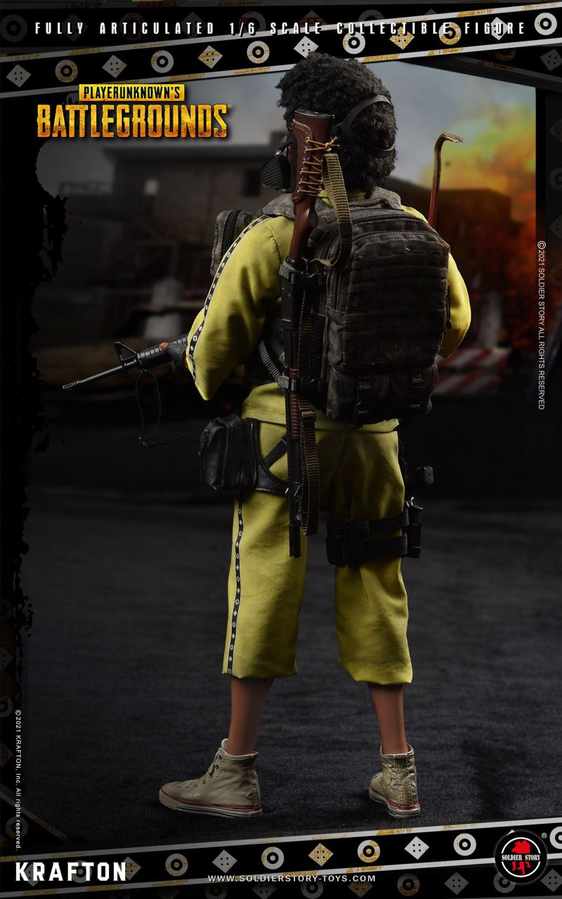 PUBG PlayerUnknown’s Battlegrounds Yellow Sportswear 1/6
