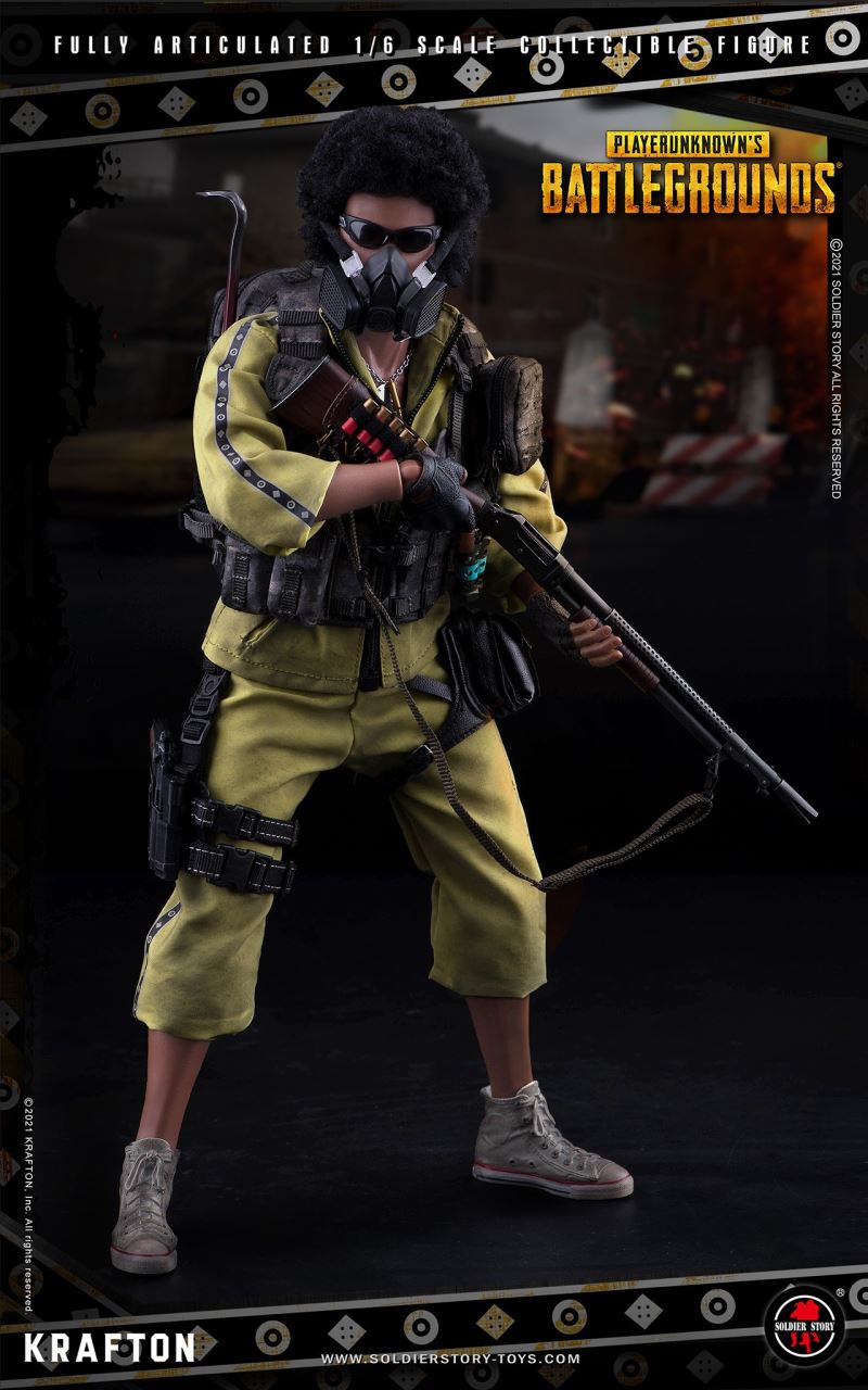 PUBG PlayerUnknown’s Battlegrounds Yellow Sportswear 1/6