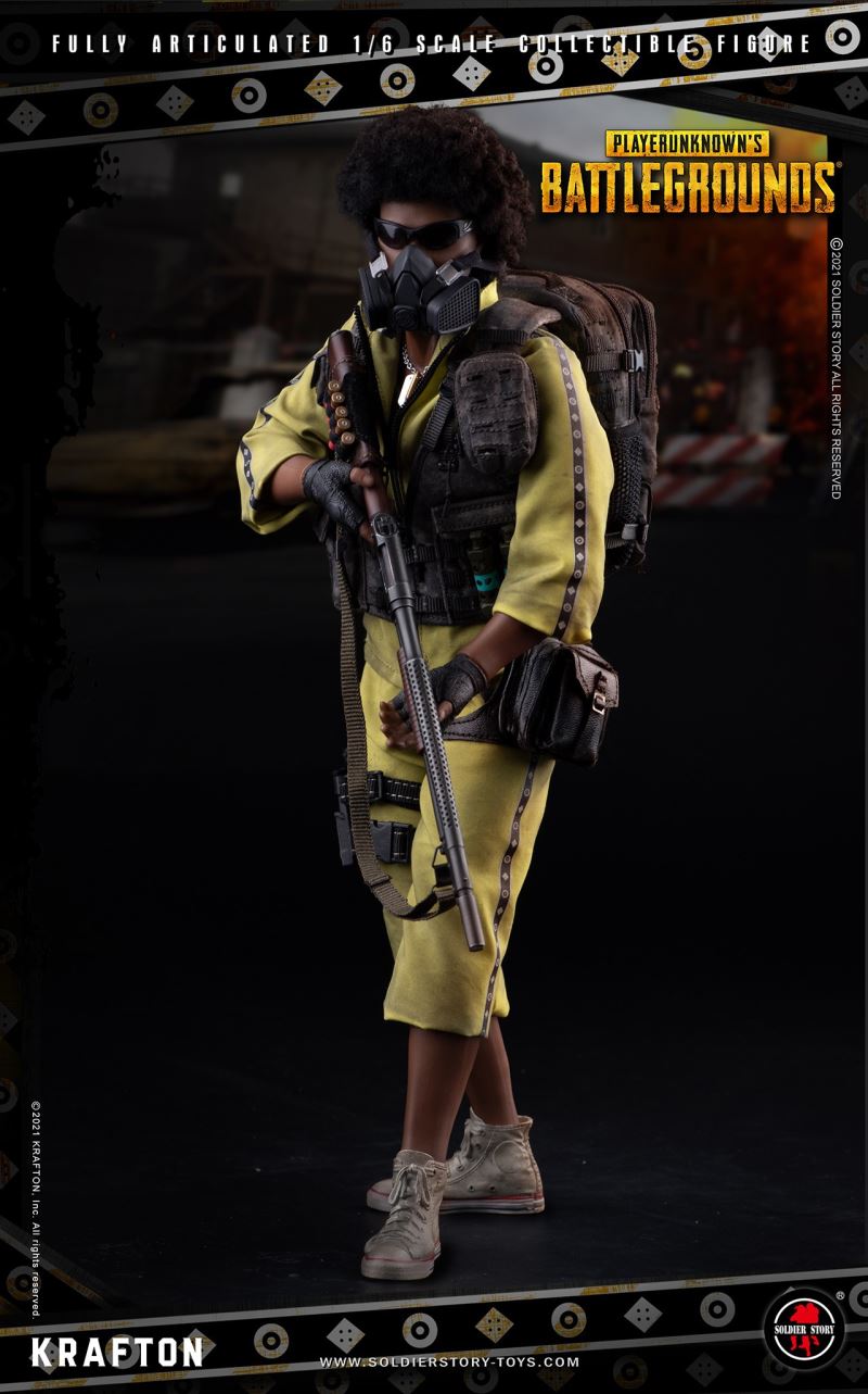 PUBG PlayerUnknown’s Battlegrounds Yellow Sportswear 1/6