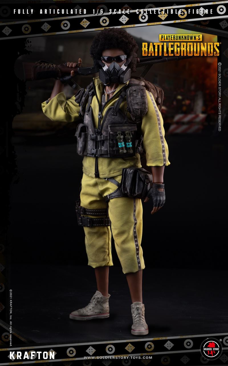 PUBG PlayerUnknown’s Battlegrounds Yellow Sportswear 1/6