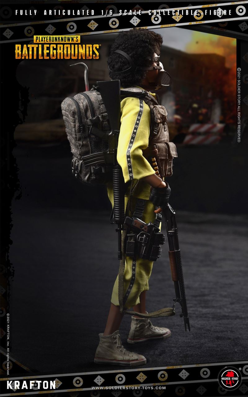 PUBG PlayerUnknown’s Battlegrounds Yellow Sportswear 1/6