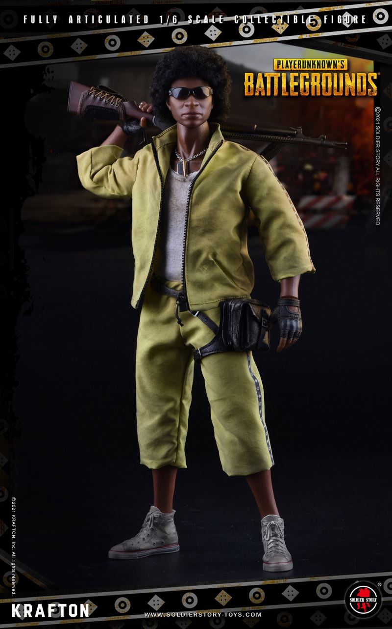 PUBG PlayerUnknown’s Battlegrounds Yellow Sportswear 1/6