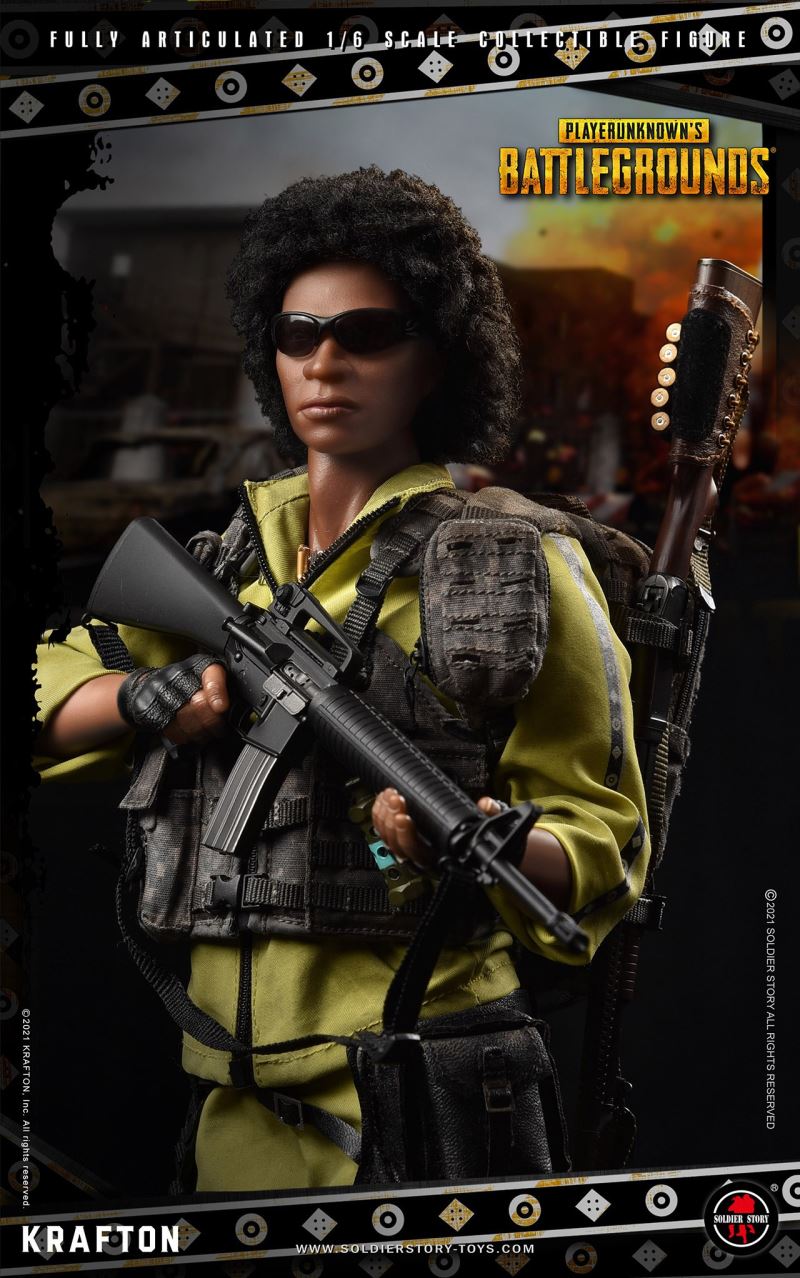 PUBG PlayerUnknown’s Battlegrounds Yellow Sportswear 1/6