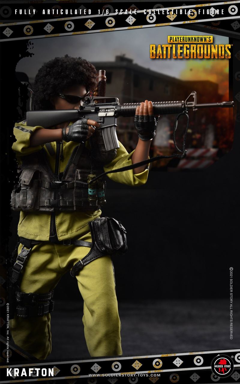 PUBG PlayerUnknown’s Battlegrounds Yellow Sportswear 1/6