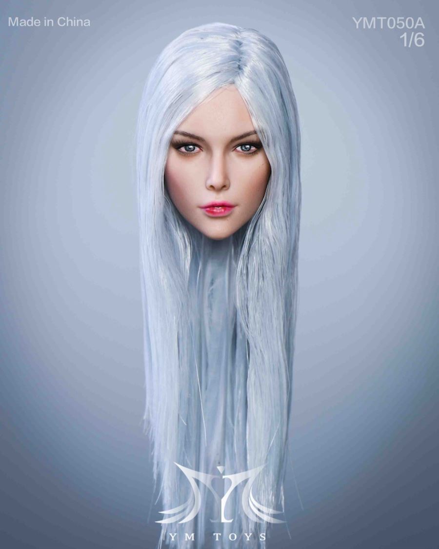 Female Head Sculpture【YMT050A/B/C/D】1/6