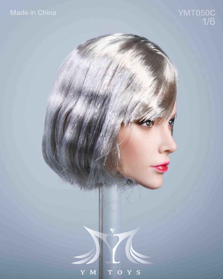 Female Head Sculpture【YMT050A/B/C/D】1/6