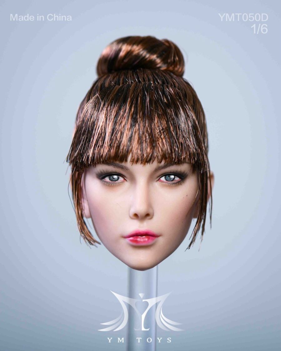 Female Head Sculpture【YMT050A/B/C/D】1/6