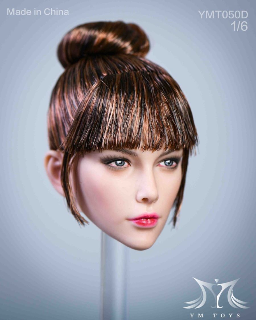 Female Head Sculpture【YMT050A/B/C/D】1/6