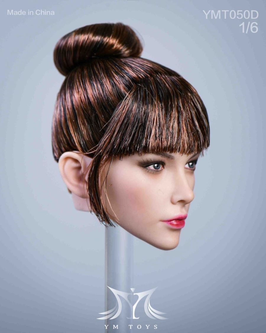 Female Head Sculpture【YMT050A/B/C/D】1/6