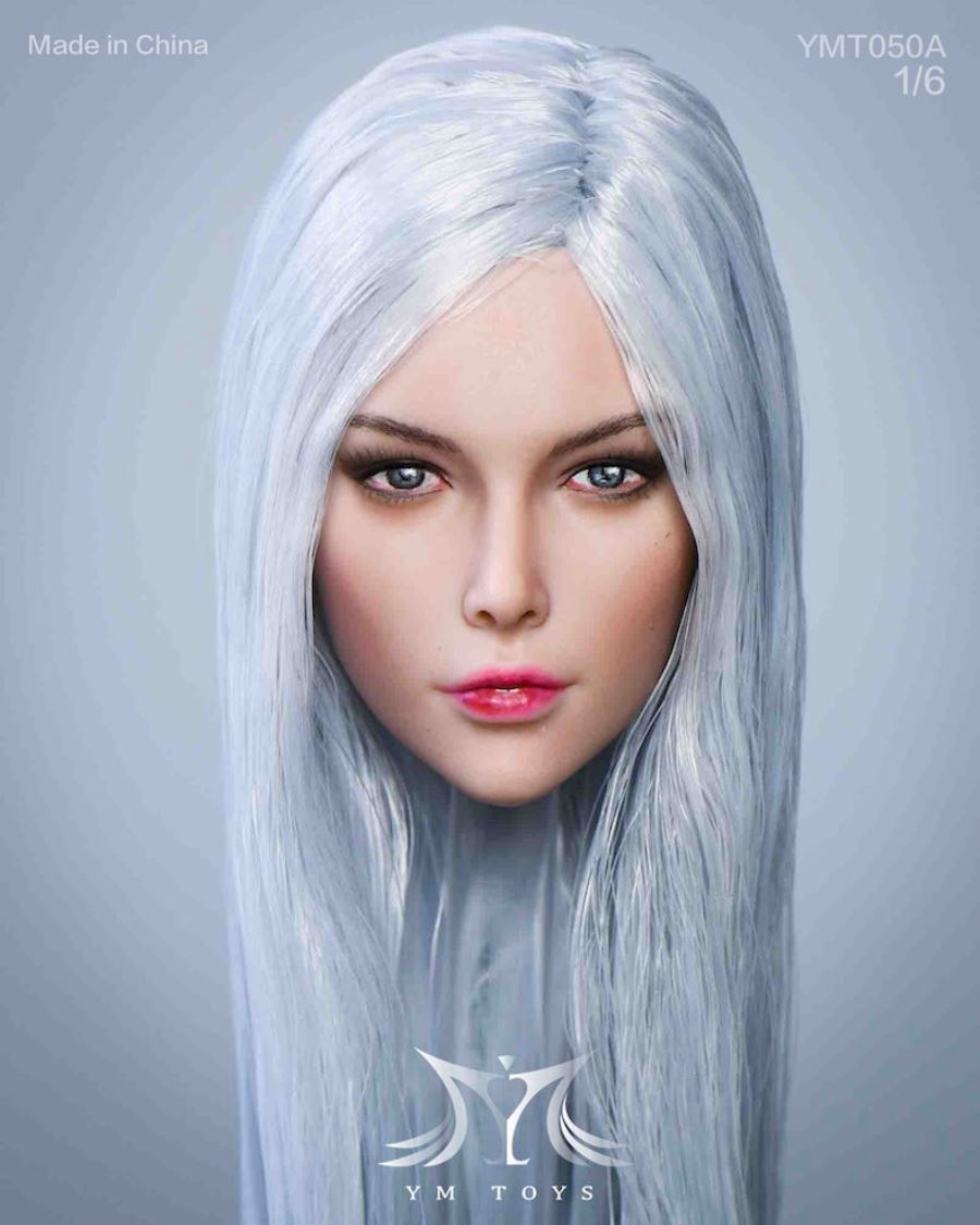 Female Head Sculpture【YMT050A/B/C/D】1/6
