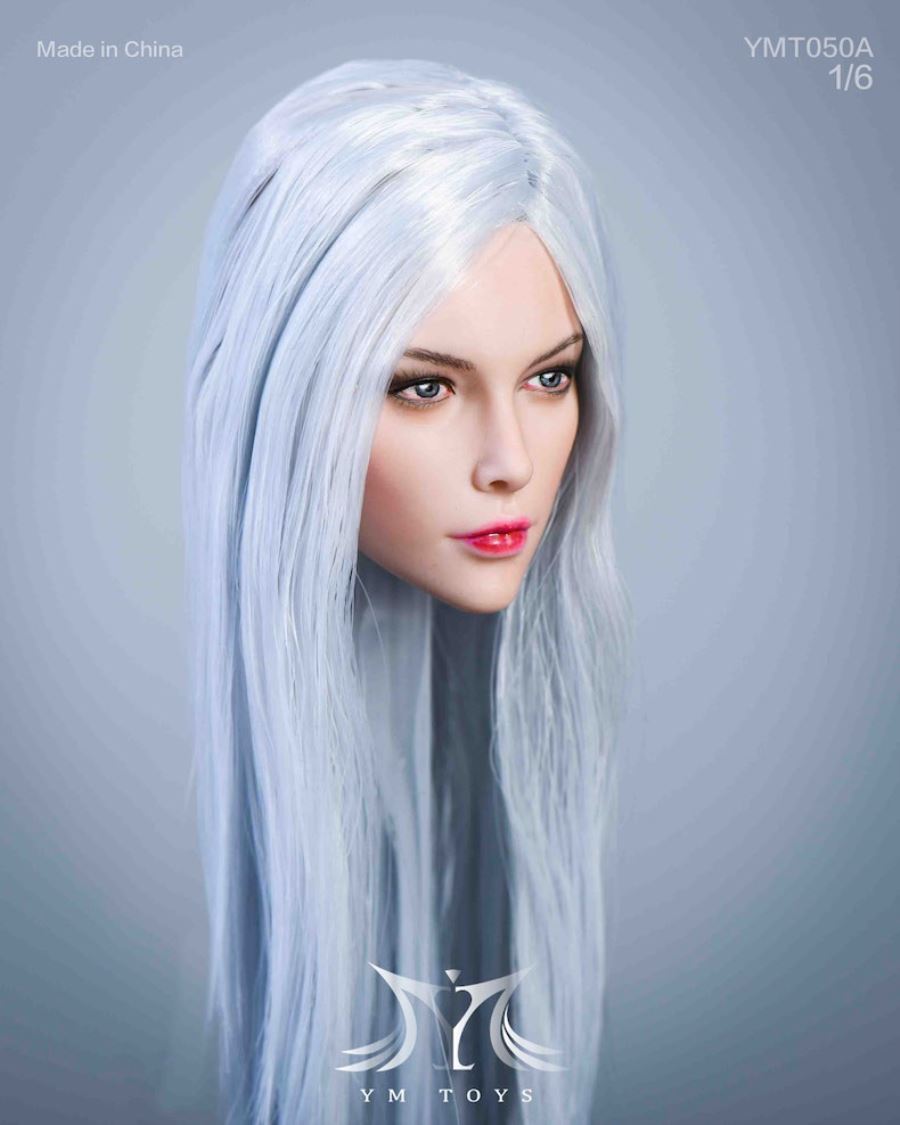 Female Head Sculpture【YMT050A/B/C/D】1/6