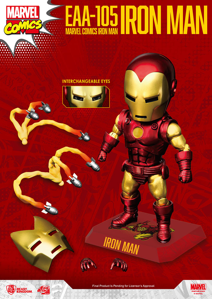 Egg Attack Action EAA-105 - Iron Man Classic Version