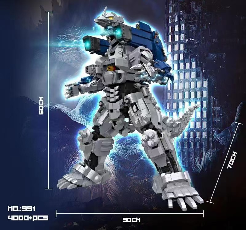 Building block mechanical dinosaur GSL