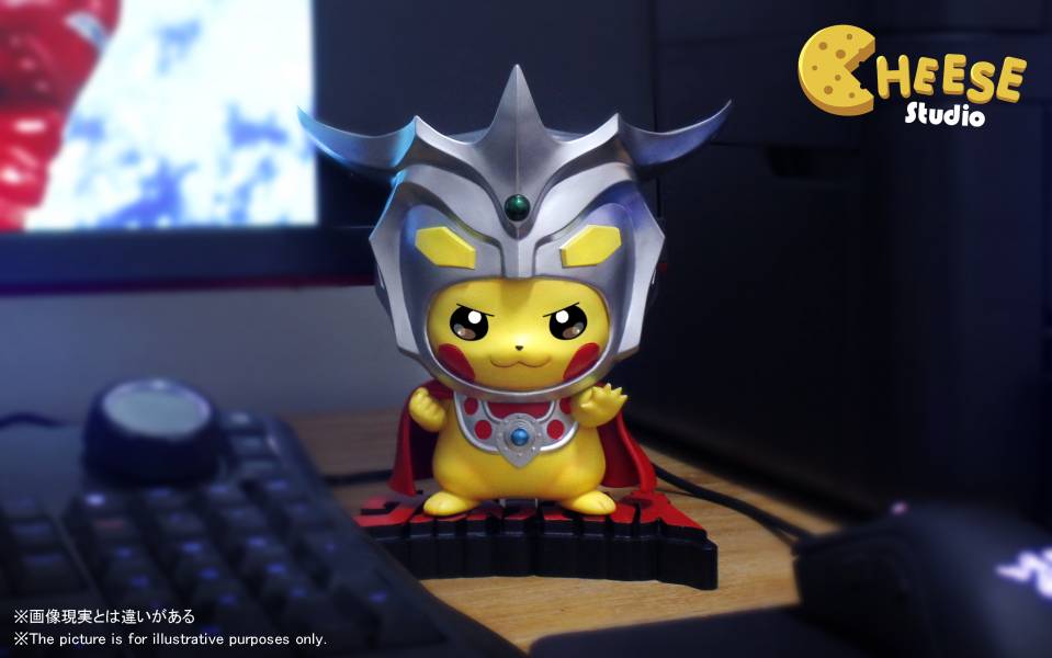 Ultraman Leo & Human Body Pikachu