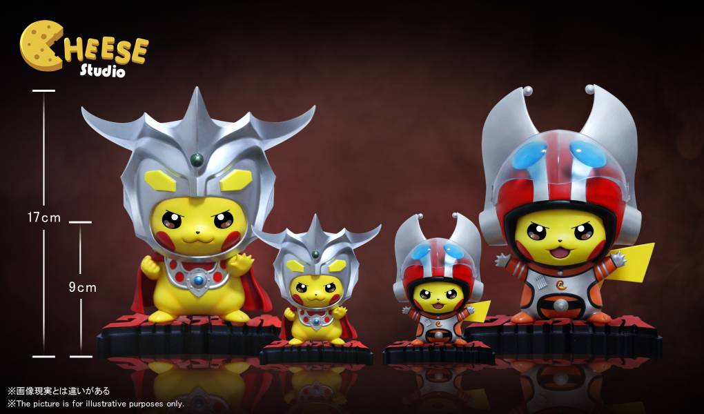 Ultraman Leo & Human Body Pikachu