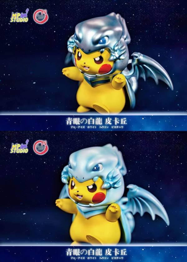 Pikuchu cos Blue Eyes White Dragon