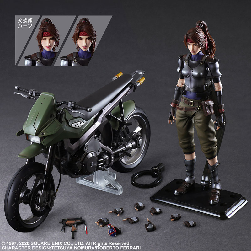 Final Fantasy VII Remake PLAY ARTS Kai Jessie & Bike SET