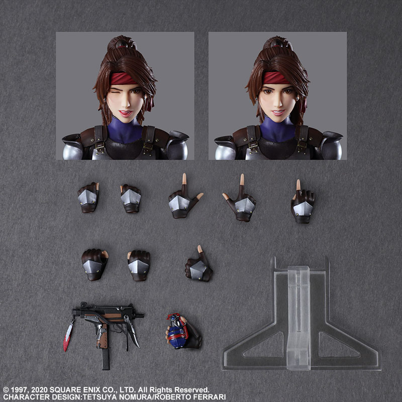 Final Fantasy VII Remake PLAY ARTS Kai Jessie, Cloud & Bike SET
