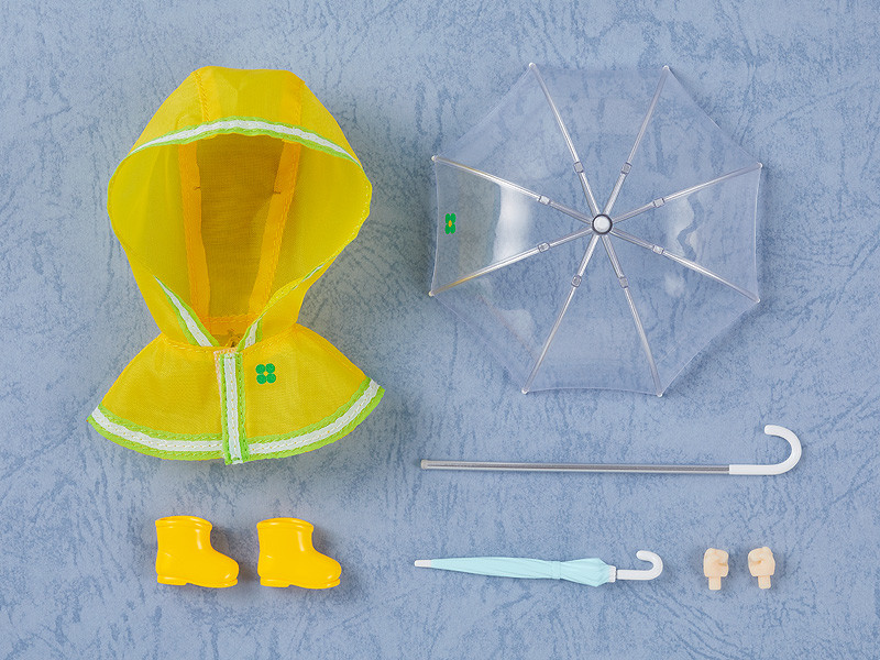 Nendoroid Doll: Outfit Set (Rain Poncho - White, Yellow, Stripes & Polka Dots)