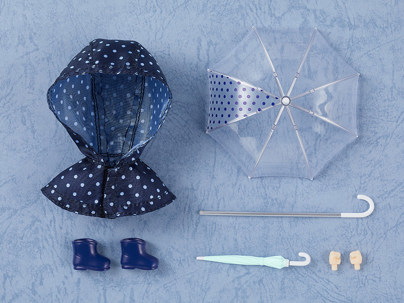 Nendoroid Doll: Outfit Set (Rain Poncho - White, Yellow, Stripes & Polka Dots)