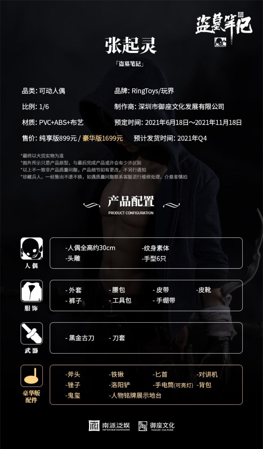 Tomb Raiders Notes - Zhang Qiling 1/6