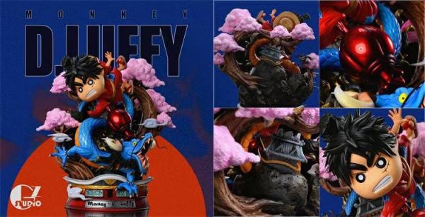 Crayon Shin-chan cos Luffy