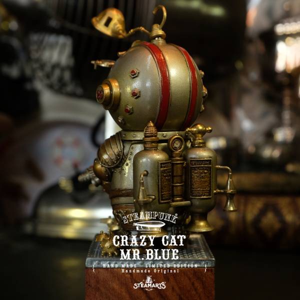 STEAMPUNK - CRAZY CAT MR.BLUE