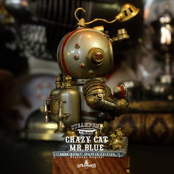 STEAMPUNK - CRAZY CAT MR.BLUE