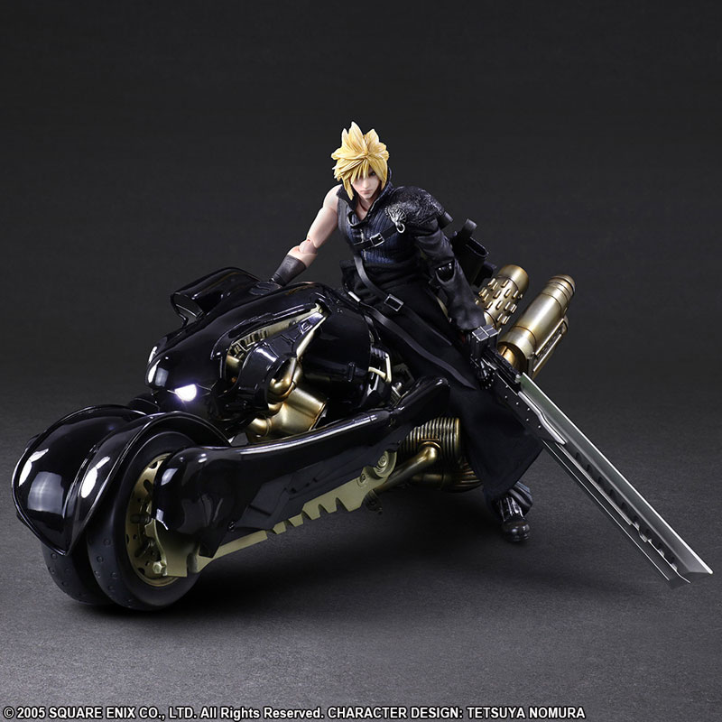 FINAL FANTASY VII ADVENT CHILDREN PLAY ARTS Kai Cloud Strife & Fenrir