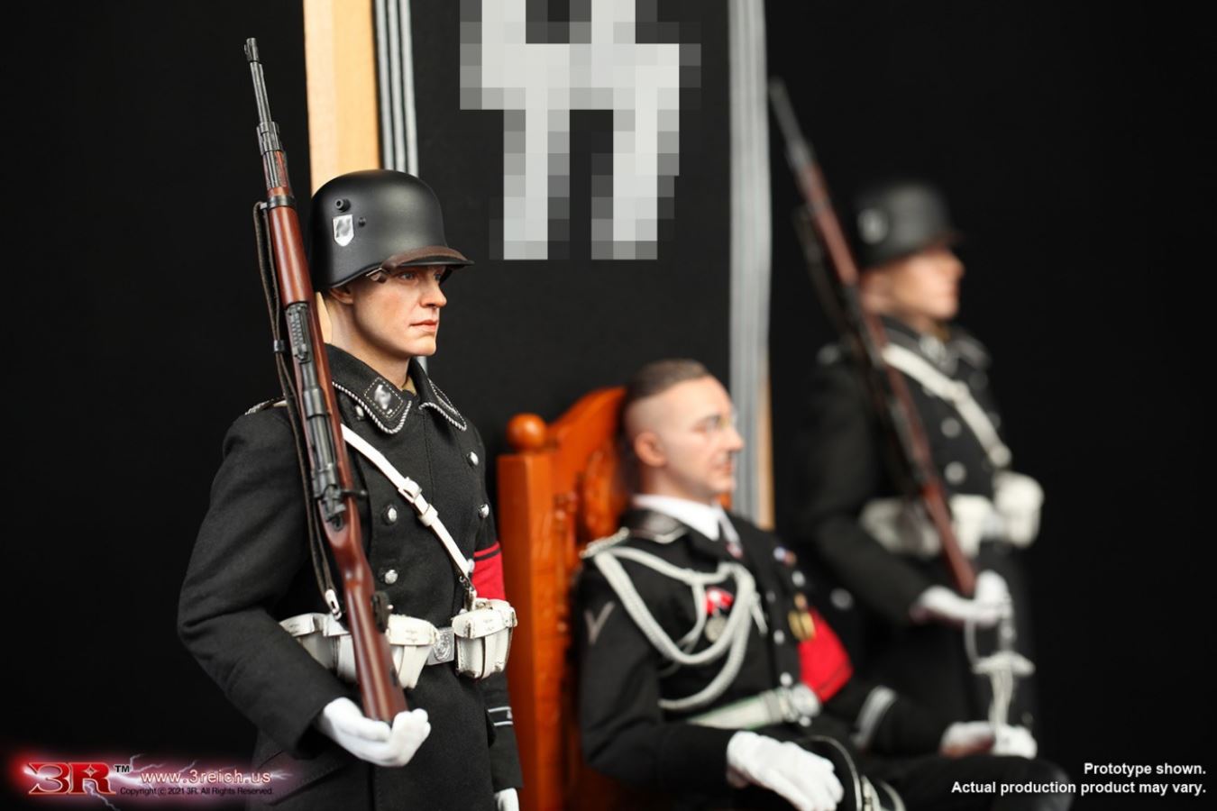 Himmler and the black soldier of ceremony GM645, GM647