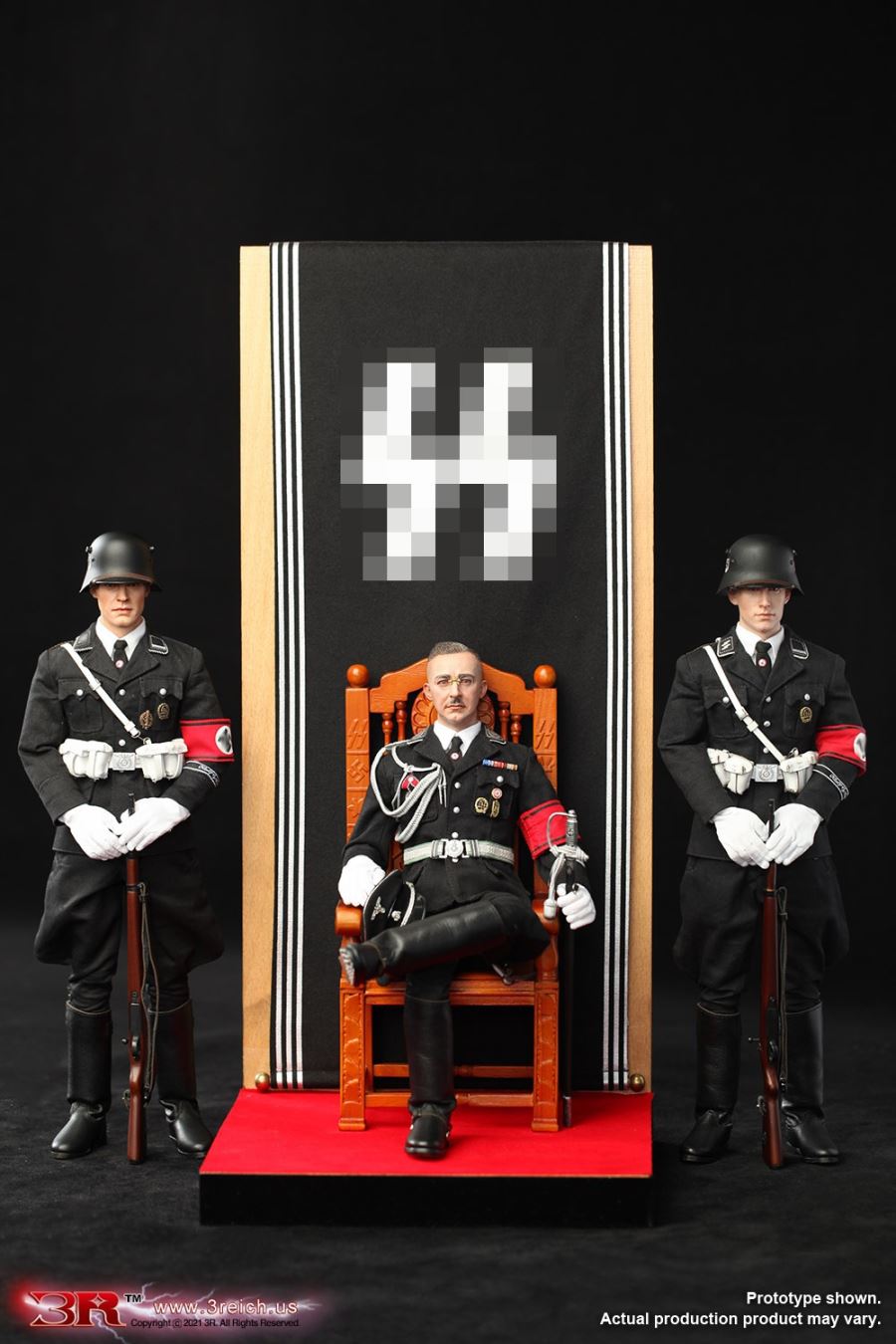 Himmler and the black soldier of ceremony GM645, GM647