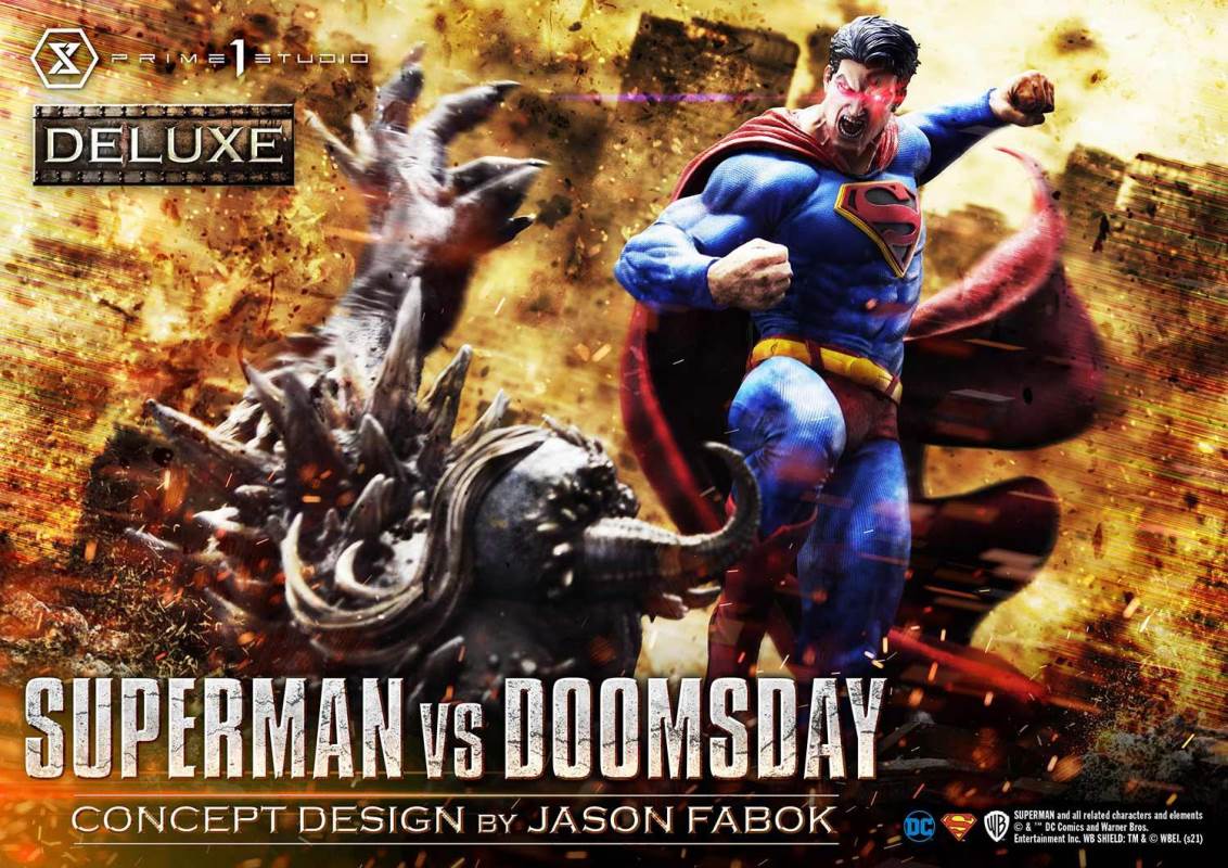 Superman VS Doomsday (Concept By Jason Fabok) DX