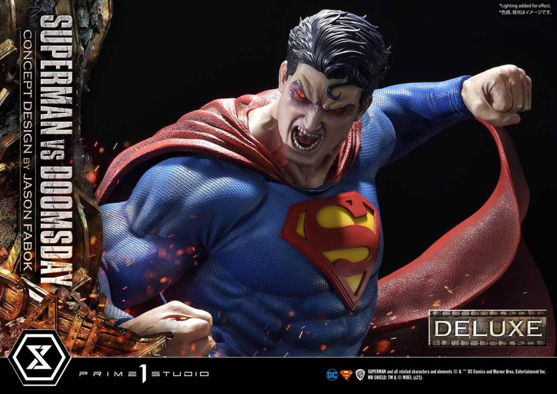 Superman VS Doomsday (Concept By Jason Fabok) DX