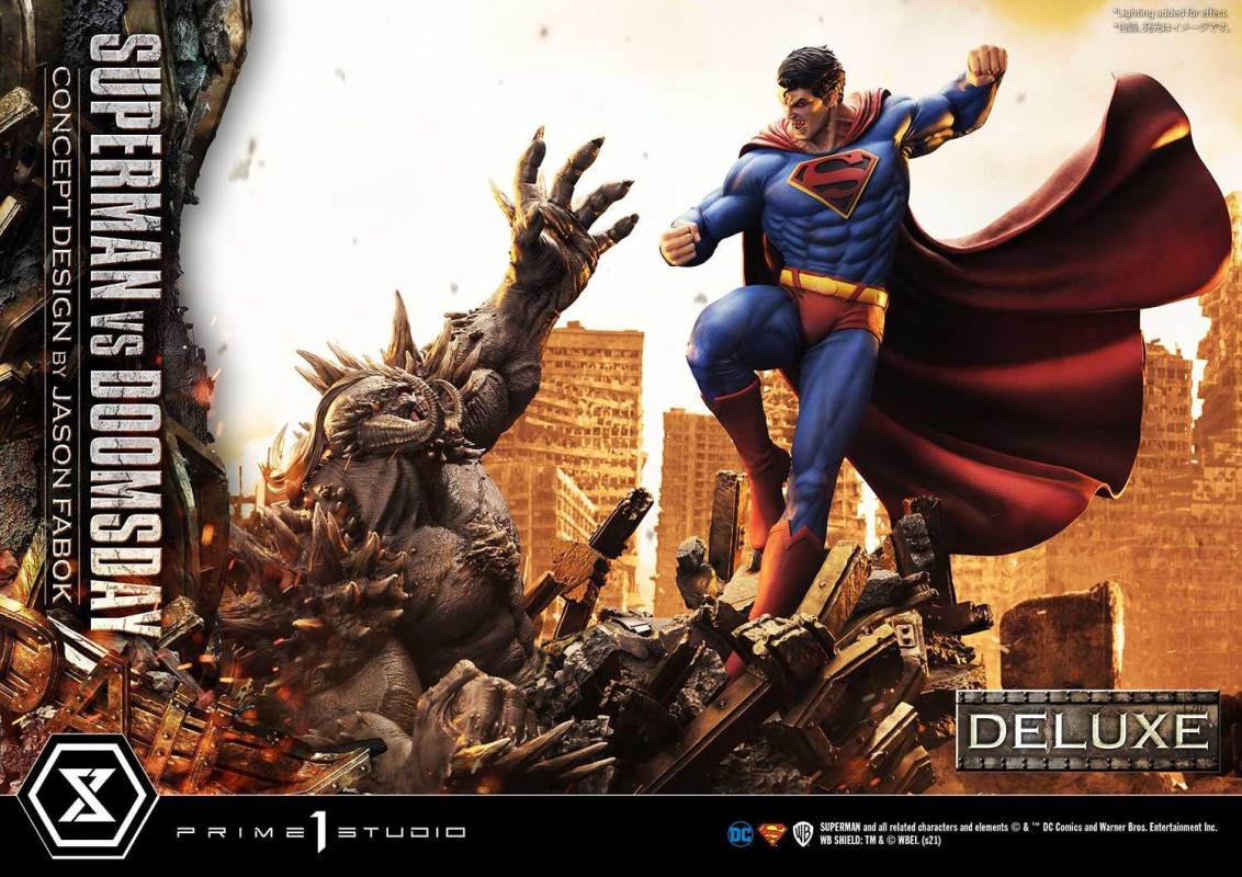 Superman VS Doomsday (Concept By Jason Fabok) DX