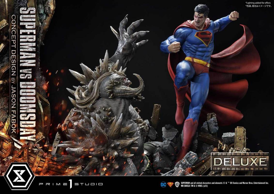 Superman VS Doomsday (Concept By Jason Fabok) DX