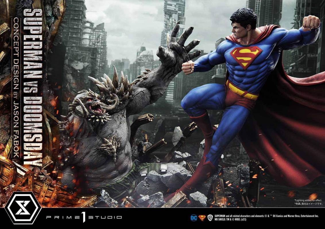 Superman VS Doomsday (Concept By Jason Fabok) DX