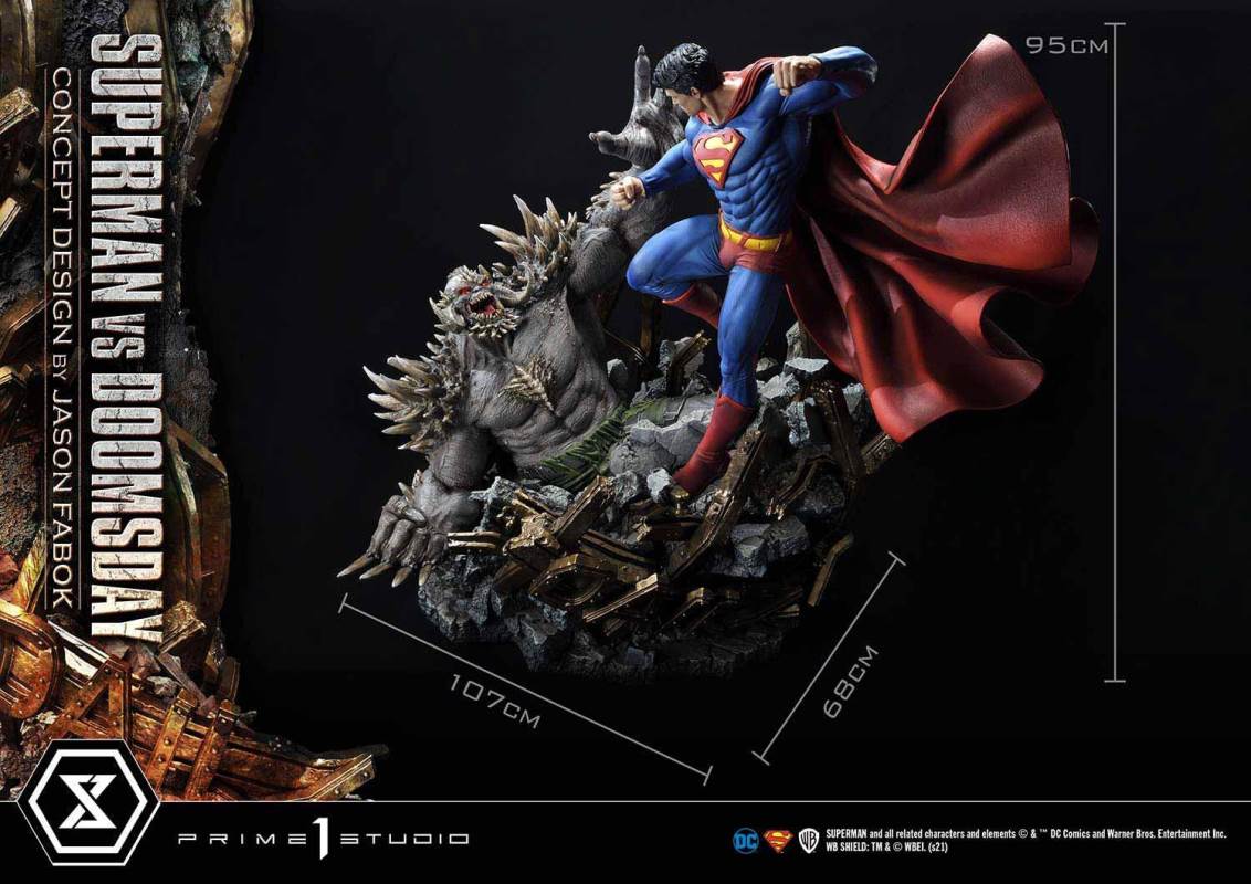 Superman VS Doomsday (Concept By Jason Fabok) DX