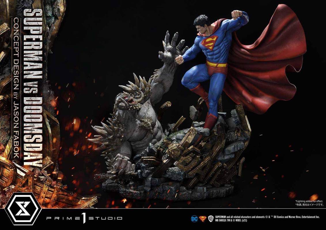 Superman VS Doomsday (Concept By Jason Fabok) DX